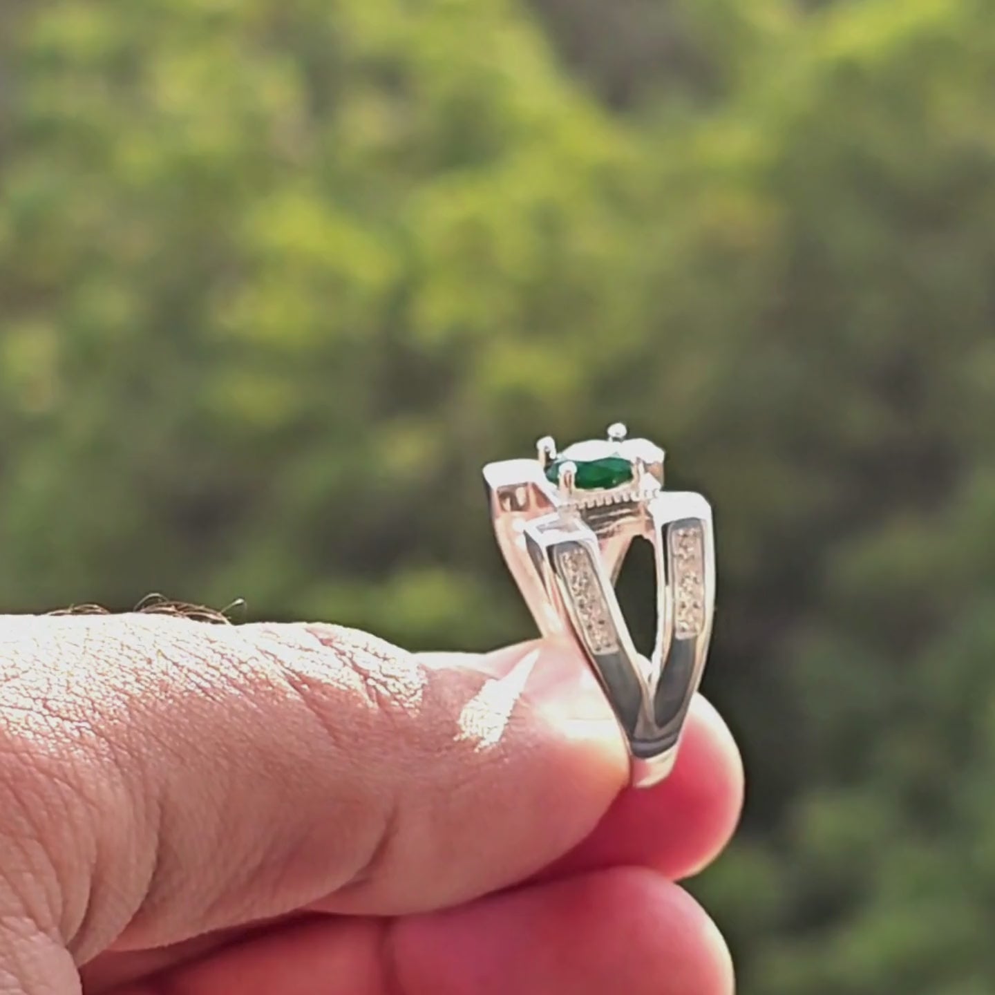 Real Aqeeq Silver (Chandi) Ring