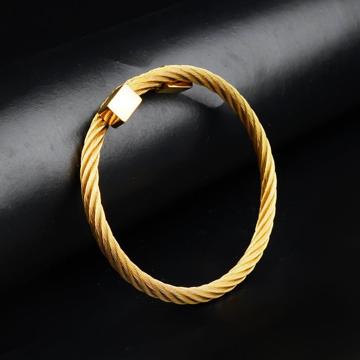 Golden Metallic Bangle